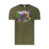Vintage Olive dental hygienest mardi gras Vintage Tee - CowGirlArtShop