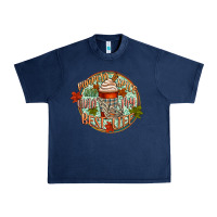 Navy pumpkin spice and livin my best life Urban Heavy Tee - CowGirlArtShop