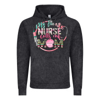 Vintage Black My favorite Nurse calls me mom Vintage Hoodie - CowGirlArtShop