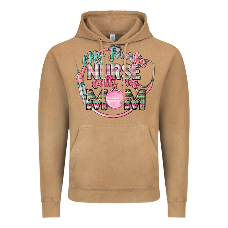 My Favorite Nurse Calls Me Mom Vintage Hoodie by CowGirlArtShop | Teevron