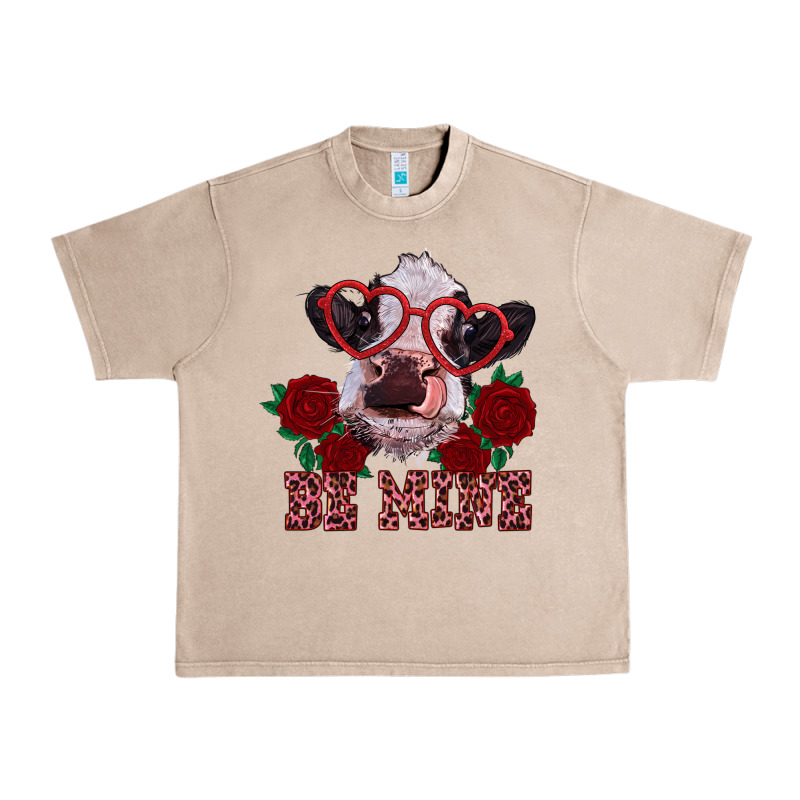 Be Mine Valentine's Day Calf Urban Heavy Tee by RanaPortraitStore | Teevron