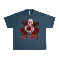 Midnight Navy be mine valentine's day calf Urban Heavy Tee - RanaPortraitStore