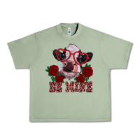 Oil Green be mine valentine's day calf Urban Heavy Tee - RanaPortraitStore