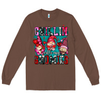 Chestnut chillin with my gnomies olivia Long Sleeve Tee - OliviaCreatesArt