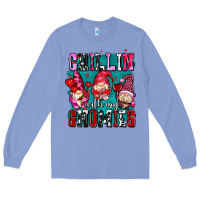 Colony Blue chillin with my gnomies olivia Long Sleeve Tee - OliviaCreatesArt