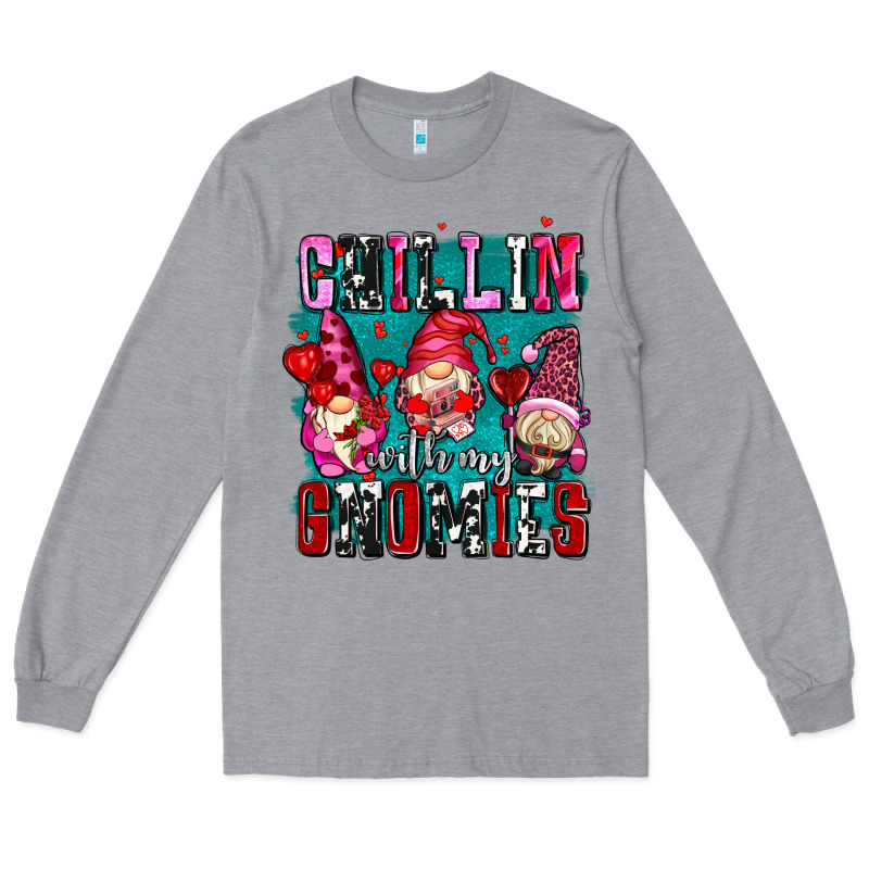 Chillin With My Gnomies Olivia Long Sleeve Tee by OliviaCreatesArt | Teevron