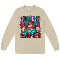 Mushroom chillin with my gnomies olivia Long Sleeve Tee - OliviaCreatesArt
