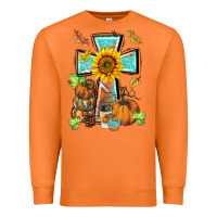 Carrot western thankful cross pumpkin Premium Sweatshirt - BarkalooDesign