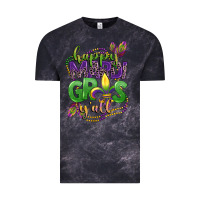 Cloud Black happy mardi gras yall Vintage Tee - CowGirlArtShop
