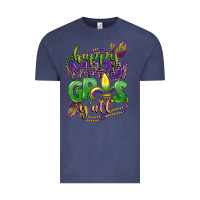 Vintage Denim happy mardi gras yall Vintage Tee - CowGirlArtShop