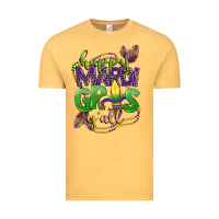 Vintage Mustard happy mardi gras yall Vintage Tee - CowGirlArtShop