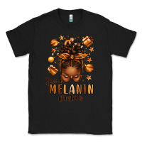 Black have a melanin christmas afro messy bun Classic Tee - texasbilliewilder