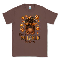Chestnut have a melanin christmas afro messy bun Classic Tee - texasbilliewilder