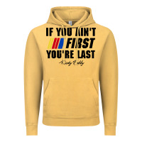 Vintage Mustard ricky bobby if you aint first youre last Vintage Hoodie - trangStudio