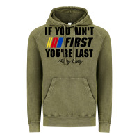 Vintage Olive ricky bobby if you aint first youre last Vintage Hoodie - trangStudio