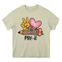 Mossy peace love pre k Heavy Core Tee - JahusDesignShop