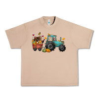 Thanksgiving Tractor Urban Heavy Tee | Teevron