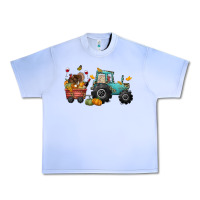 Grape Ice thanksgiving tractor Urban Heavy Tee - CowGirlArtShop
