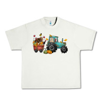 Pistachio thanksgiving tractor Urban Heavy Tee - CowGirlArtShop