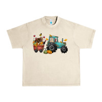 Sandshell thanksgiving tractor Urban Heavy Tee - CowGirlArtShop