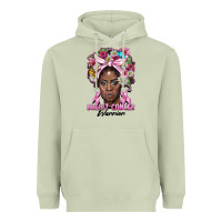 Matcha breast cancer warrior black woman Heavyweight Hoodie - BarkalooDesign