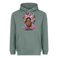 Sage breast cancer warrior black woman Heavyweight Hoodie - BarkalooDesign