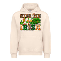 Sandshell kiss me i am irish  with lips and shamrocks Urban Hoodie - AdoDesignShop