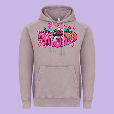 Cancer Pumpkins Cancer Awareness Vintage Hoodie Designed By Howdyjamesfarm
