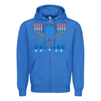 True Royal jewish hanukkah chanukah doctor medical menorah  gifts Zipper Hoodie - trangStudio