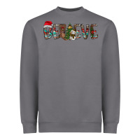 Storm Believe Christmas Heavyweight Sweatshirt - CowhideDigitalArt