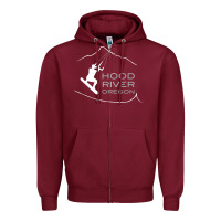 Kiteboarding Hood River Oregon, Kitesurfing Zipper Hoodie | Teevron