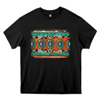 Black turquoise western background Heavy Core Tee - Jasminsmagicworld