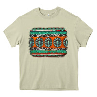 Mossy turquoise western background Heavy Core Tee - Jasminsmagicworld