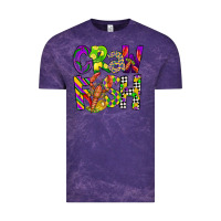 Cloud Purple crawfish mardi gras Vintage Tee - CowGirlArtShop