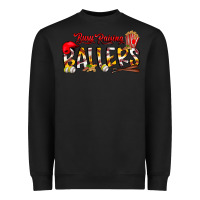 Black busy raising ballers Heavyweight Sweatshirt - CowhideDigitalArt
