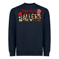 Navy busy raising ballers Heavyweight Sweatshirt - CowhideDigitalArt
