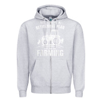 Heather Grey Yes I Do Have A Retirement Plan Farming Funny Farmer Gift Zipper Hoodie - trangStudio
