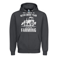 Smoke Yes I Do Have A Retirement Plan Farming Funny Farmer Gift Zipper Hoodie - trangStudio