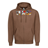 Chestnut Best Teacher Ever Zipper Hoodie - CowhideDigitalArt