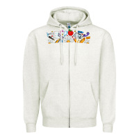 Oatmeal Heather Best Teacher Ever Zipper Hoodie - CowhideDigitalArt