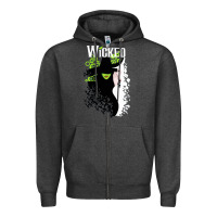 Charcoal Heather wicked broadway new musical Zipper Hoodie - trangStudio