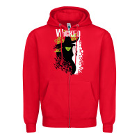 Red wicked broadway new musical Zipper Hoodie - trangStudio