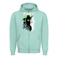 Seafoam wicked broadway new musical Zipper Hoodie - trangStudio