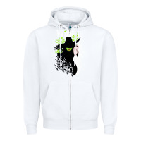 White wicked broadway new musical Zipper Hoodie - trangStudio