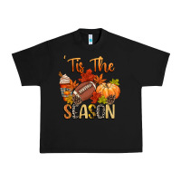 Black tis the season football Urban Heavy Tee - CowGirlArtShop