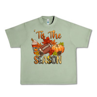 Oil Green tis the season football Urban Heavy Tee - CowGirlArtShop