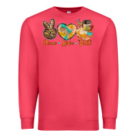 Cardinal peace love fall Premium Sweatshirt - BarkalooDesign