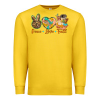 Lemon peace love fall Premium Sweatshirt - BarkalooDesign