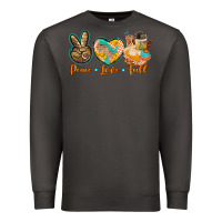 Smoke peace love fall Premium Sweatshirt - BarkalooDesign