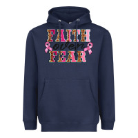 Navy faıth over fear Heavyweight Hoodie - BarkalooDesign